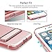 iPhone 7 Plus Case,[PC Kickstand] Slim Drop Protection Clear TPU Premium Protective Case Bumper for Apple iPhone 7 Plus 5.5 Inch (2016) (Clear/Pink)