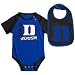 Duke Blue Devils Baby / Infant "Rookie" Onesie and Bib Set