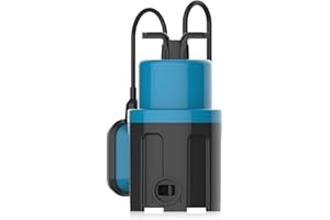 BOMGIE 1/2HP Sump Pump Submersible 1080GPH Submersible Water Pump with Float Switch, Utility Pumps for Pool Draining, Basement Flooding, Tankless Heater Flushing Pump with 20ft Power Cord