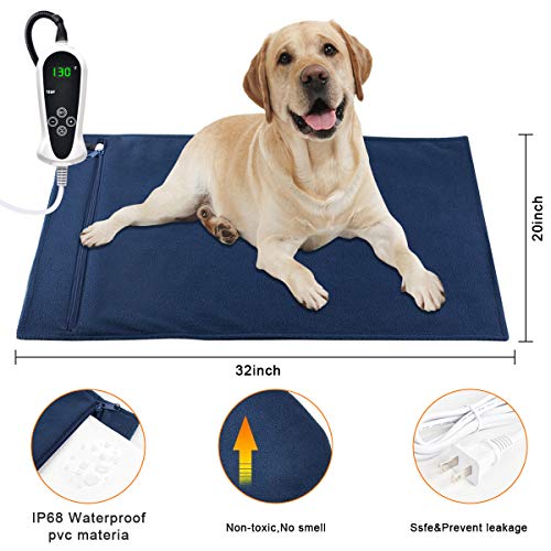 AILEEPET Pet Heating Pad Dog Heating Pad Dog Cat Warming Pad Electric
