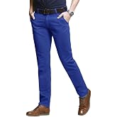 Match Men's Slim Tapered Stretchy Casual Pant (40W x 31L, 8060 Washed Blue)