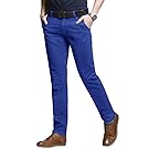 Match Men's Slim Tapered Stretchy Casual Pant (38W x 31L, 8060 Washed blue)