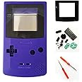 Ambertown Replacement Full Housing Shell Case Cover for Gameboy Color GBC (Purple)