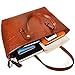 Tote Bag for Women, Vegan Leather Handbags with Large Capacity,Concise Shoulder Bag by YAAMUU (4.brown)