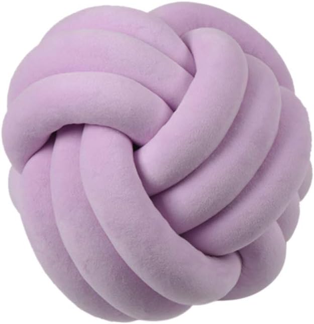 Dinfoger Soft Knot Ball Cushions Bed Stuffed Pillow Home Decor Cushion Ball Plush Throw with Black 13: Home & Kitchen