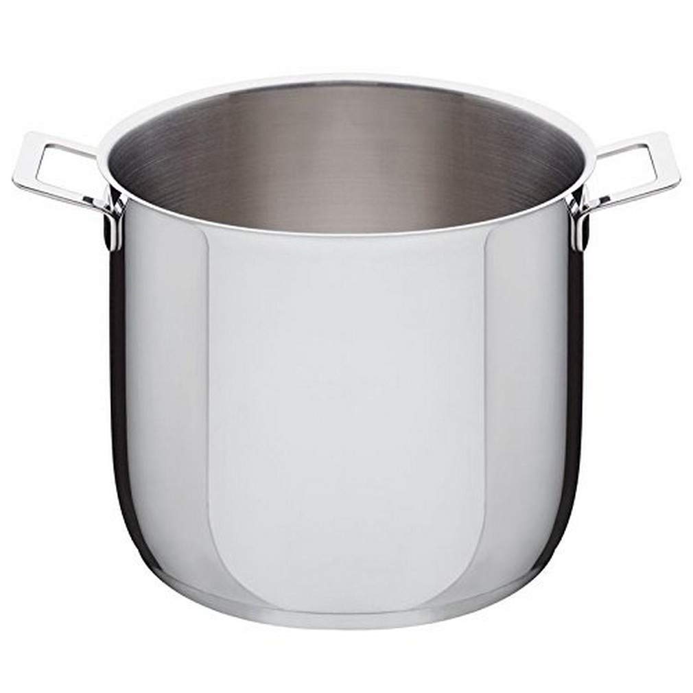 Alessi Pots&Pans Stockpot, Stainless Steel, 24 cm (AJM100/24)
