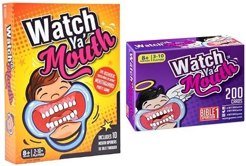Watch Ya Mouth Party Card Game, Bible Bundle