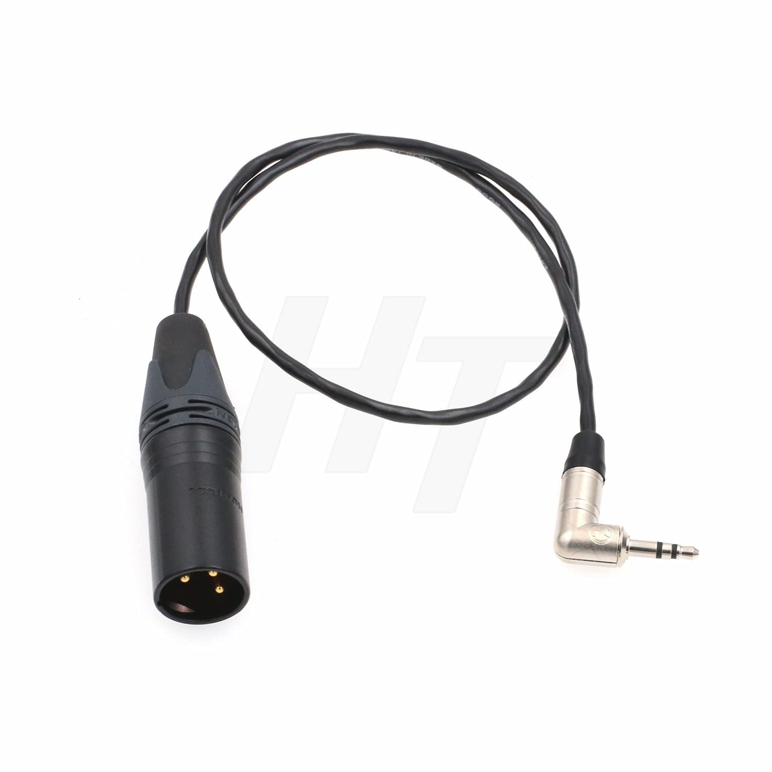 HangTon TimeCode Cable for Tentacle Sync to Sony FS7 / Canon C100 Camera Hyperdeck Studio 3.5mm to XLR 3 Pin Male 16''