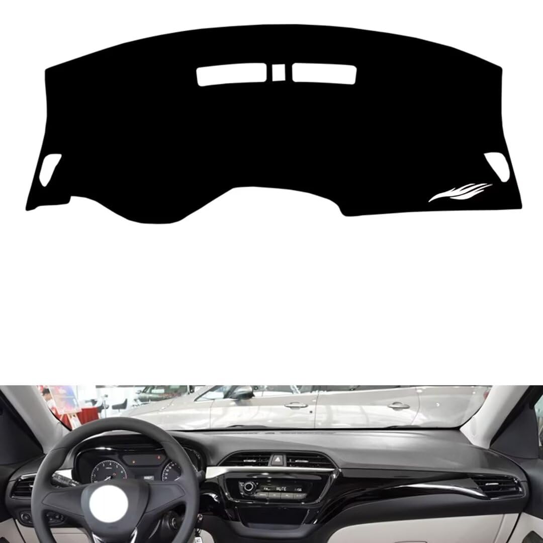 leather dash board cover mat Compatible with Buick