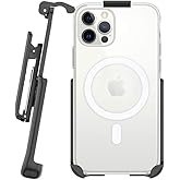 BELTRON Belt Clip Holster Compatible with Apple Clear Case for iPhone 12/12 Pro - Features: Built in Kickstand (Holster Only, Case is NOT Included)