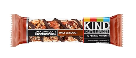 Kind nuts&spices bars, Dark chocolate cinnamon pecan (602652171963)