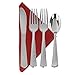 Party Bargains 1822 Silver Like Elegant Heavyweight Polished Plastic Cutlery (192 Pc), 96 Forks, Knives, Spoons, Party of 48 Combo Pack