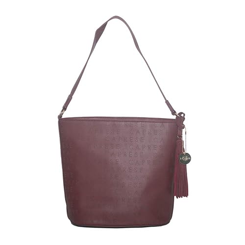 burgundy sling bag