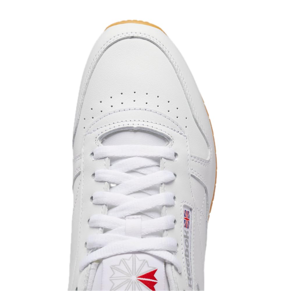 Reebok Unisex Classic Leather Sneaker, FTWR White/Pure Grey 3 Rubber Gum-03, 11.5 US Men - Image 6