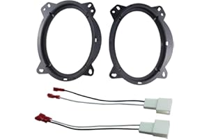 6" x 9" Front Door Speaker Adapter for Subaru Forester Impreza Toyota 4Runner Avalon Highlander Tacoma Prius Sequoia Tundra w