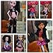 UCanaan Doll Clothes and Accessories for Monster high Dolls Includes 10 Sets Handmade Clothes