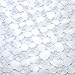 NTTR Non Slip Bath Mat Tub Mat Pebbles Bathtub Mat Anti Slip Shower Mats(Clear,16 W x 35 L Inches)