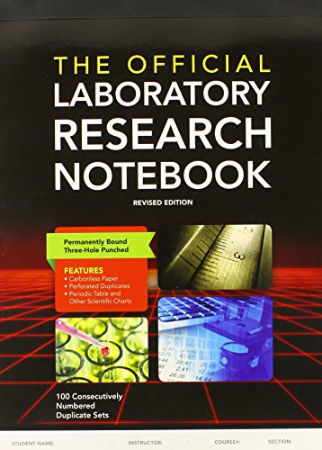 The Official Laboratory Research Notebook (100 duplicate sets)