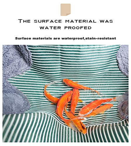 AARainbow 1 Pack Waterproof Oxford Cloth Adjustable Cooking Apron Easy to Use Chef Kitchen Smock Nail Bib Unisex Server Apron with 1 Big Pocket for Chef Women Kids Teen Girls Kids Men (Gray) - Thumbnail 3