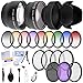 Multi-Piece Advanced Lens Package for The Nikon D100 D200 D300 D300S D700 D7000 D7100 D3000 D3100 D3200 D5000 D5100 D5200 D5300 D40 D40X D50 D60 D70 D90 D80 Includes Deluxe Lens and Filter Kit