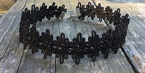 Choker Necklace Lace 1" wide