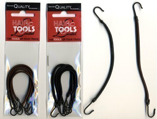 Hair Tools Bunjee Hooks Pack of 4 - Black