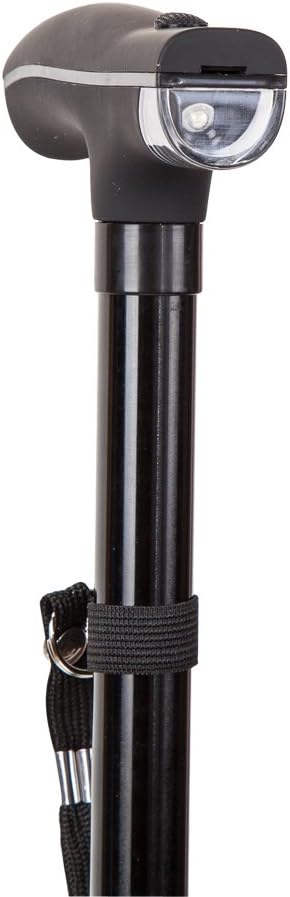 Tekmun Collapsible Walking Cane with Built in LED Flashlight