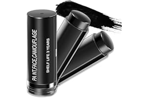 FLANOID 2 PCS Eye Black Football Eye Black Stick for Sports, Easy to Color Camo Face Paint Waterproof & Sweatproof Eye Black Softball/Baseball/Football/Lacrosse Accessories, Halloween Cosplay Costume Makeup