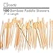 Wooden Bamboo Skewers Paddle Picks - 7