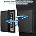iPad 4th Generation Case, iPad 2/3/4 Case,SEYMAC Stock Shockproof Heavy Duty 3 Layer Case, Drop Proof Auto Sleep Smart Cover Protective Magnetic PU Leather Stand for iPad 4th/3rd/2nd Generation(Black)