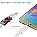PLAY X STORE Flat Cable With OTG.Date And Charge.Durable And Avoid Twisting TPE Material.Standsrd 3 FT.For Android.White.