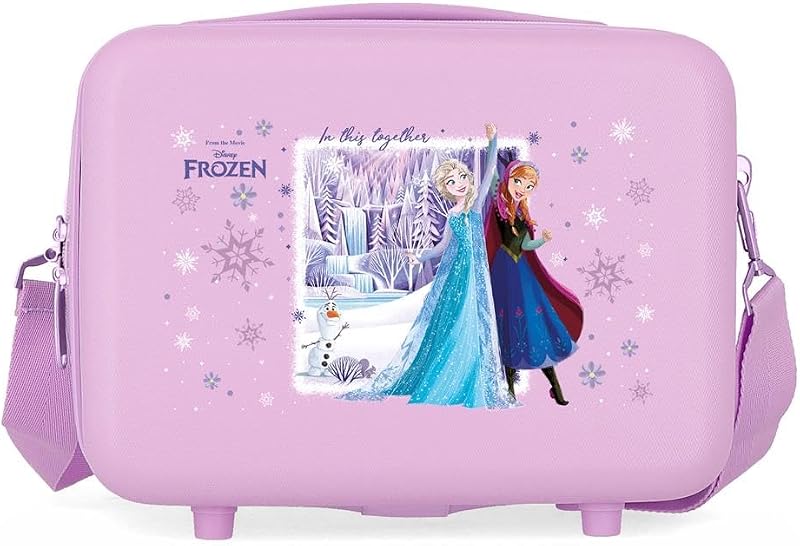 Joumma Disney Congelada Neste Saco de Higiene Adaptável Conjunto Roxo 29x21x15 cm ABS rígido 9,1L 0,8 kg