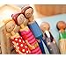 Aimeio 5 PCs Creative Cute Fat Girl Doll Ballpoint Pen Lovely Twig Ball Pen,0.5mm Blue Ink for Writing,Student Gift Office Supplies