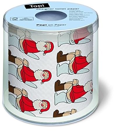 Carta Igienica Babbo Natale Topi Toilet Paper Oh Amazonit
