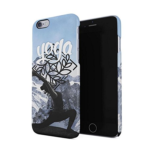Henna Yoga Girl On Mountains Hard Plastic Phone Case For iPhone 6 Plus &amp; iPhone 6s Plus