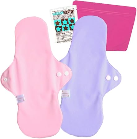 Amazon 布ナプキン 洗いやすく乾きやすい3d立体 夜用 オーガニック100 布ナプキン 33cm 2枚 洗剤 防臭チャック袋 セット ピンク パープル Nunona 布ナプキン Amazon 布ナプキン 洗いやすく乾きやすい3d立体 夜用 オーガニック100 布ナプキン 33cm 2枚 洗剤 防臭チャック袋 セット ピンク パープル Nunona 布ナプキン