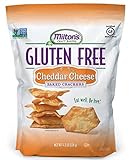 Milton's Craft Bakers, Gluten Free Baked Crackers Cheddar Cheese, 4.5 Oz. Ea. (Pack of 3)