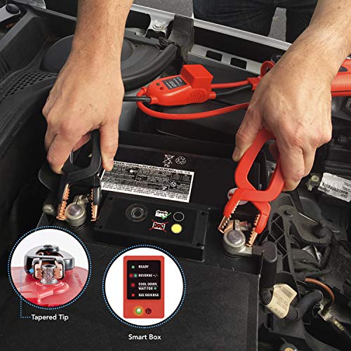 WEEGO 44.1 Jump Starting Power Pack (NEW 2019 Model) 2100 Peak 440 Cranking Amps High Performance Lithium Ion Jump Starter Quick Charges Phones 500 Lumen LED Flashlight Water Resistant