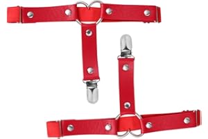 BESTYASH Outfit Band Chafe Chain Goth Jewelry for Tape Gel Warmers Punk Accessories White