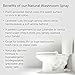 Puracy Natural Room Spray, Lavender & Vanilla Air Freshener, Organic Bathroom Odor Eliminator, Perfume-Free, 4 Ounce