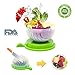 Salad Cutter Bowl, Fast Fresh Salad Slicer 60 Seconds Salad maker Vegetable Fruit Bowl Cutter & Strainer Dual Use - Gift Package Bonus included(Green)