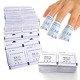 Ukiyo 50/100/150/200pcs Gel Polish Remover Wraps Pads Foil Nail Art Cleaner Manicure w/ Acetone (50PCS)