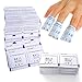Ukiyo 50/100/150/200pcs Gel Polish Remover Wraps Pads Foil Nail Art Cleaner Manicure w/ Acetone (50PCS)