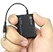 Bluetooth Transmitter, iClever Wireless Portable Transmitter (Connected to 3.5mm Audio Devices, Paired with Bluetooth Receiver. TV Ears, Bluetooth Dongle, A2DP Stereo Music Streaming), Black