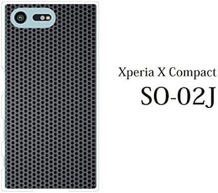 Amazon Co Jp Xperia X Compact So 02j ケース カバー ブラック メタル 鉄の格子模様 エクスペリア エックス コンパクト カバー Xperia X Compact So02j Docomo ドコモ ハードケース So 02jカバー So 02jケース デザイン かわいい おしゃれ スマホケース スマホカバー