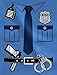 Tstars Kids Police Officer Shirt Cop Policeman Uniform Halloween Shirts for Toddlers 5T California Blue
