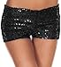 MUSIC LEGS Women's Sequined Booty Shorts