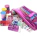 Townley Girl Dreamworks Trolls Nail Art Set, Includes: 240 Nail Gems, 42 Stickers, 7 Polishes, Carrying Bag