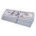 AL'IVER Fake Money Prop Money $10,000 Copy Money Realistic Double Sided Money Stack 100 $100 Bills Full Print