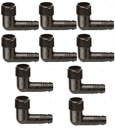 Rain Bird Elbow 1/2" with hose holder for hose Pack of 10 PCS